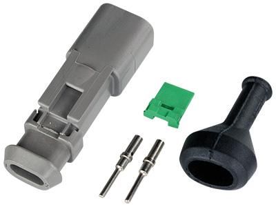 Deutsch DT 2-stift. 0,5 till 1,5 mm2