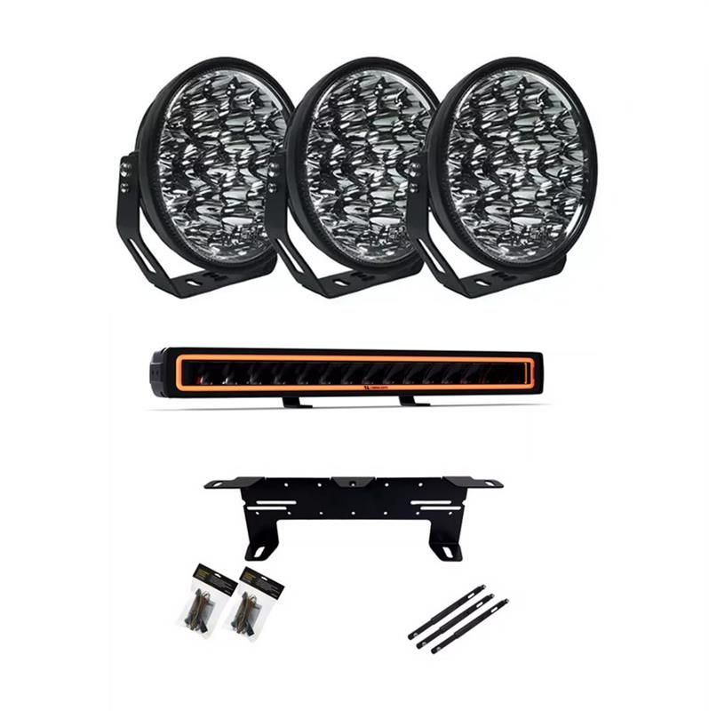 Extraljuspaket W9 DARK EDITION 3-Pack LuminaLights Edition