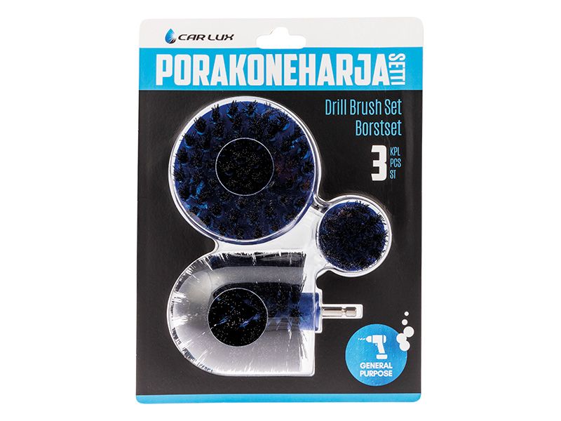 Car Lux Borrmaskinsborstar 3st