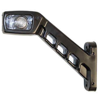 LED-positionsljus med gummi arm 187mm