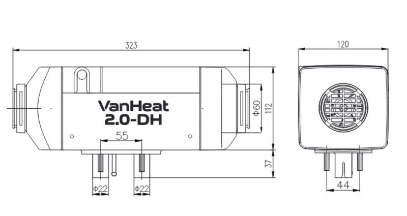 Carbest VanHeat 2.0-DH Diesel värmare