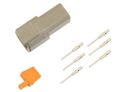 Deutsch DTM 6-stift. 0,5 mm2