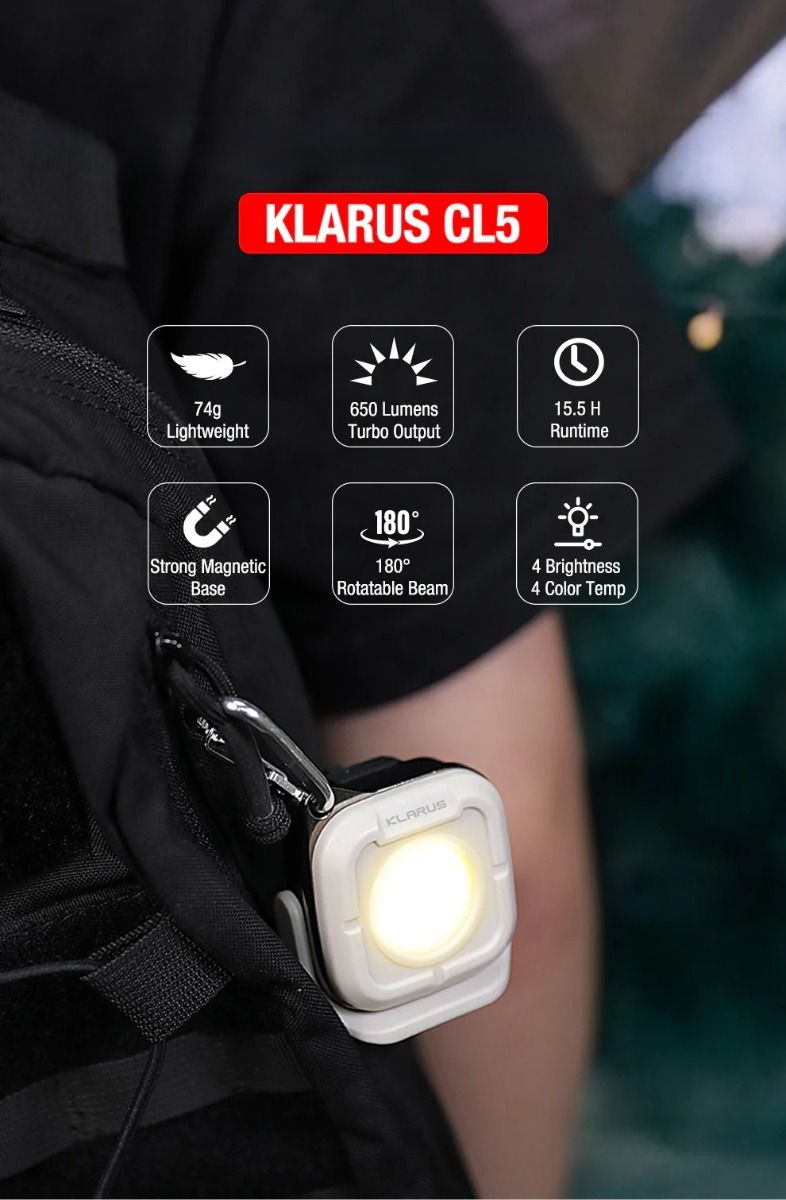 KLARUS CL5 Mini Campinglampa