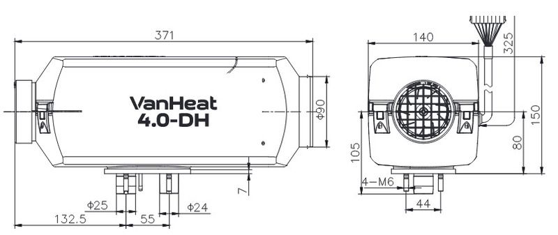 Carbest VanHeat 4.0-DH Diesel värmare