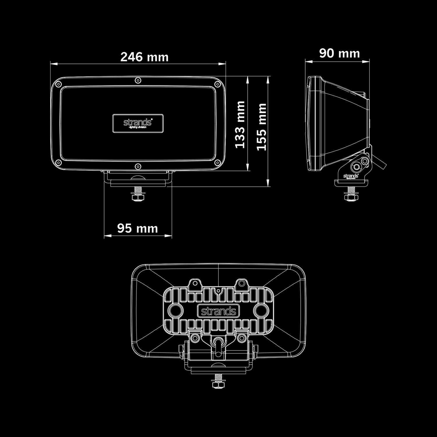 Strands IZE LED OG REX LED-extraljus