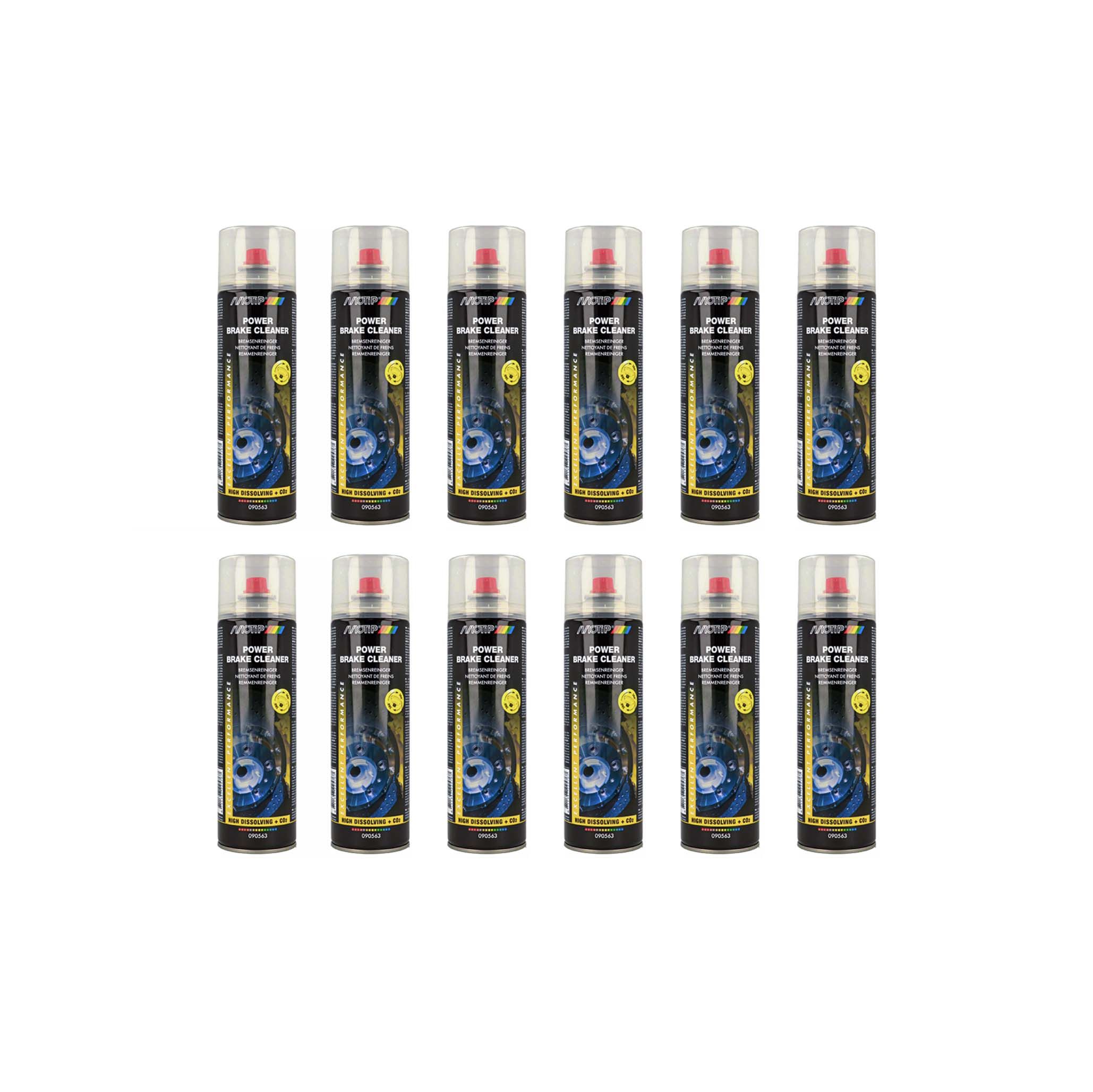 Motip Power Brake Cleaner 500 ml - 12-Pack
