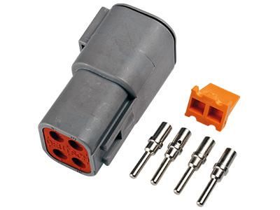 Deutsch DTP 4-stift. 2-3 mm2