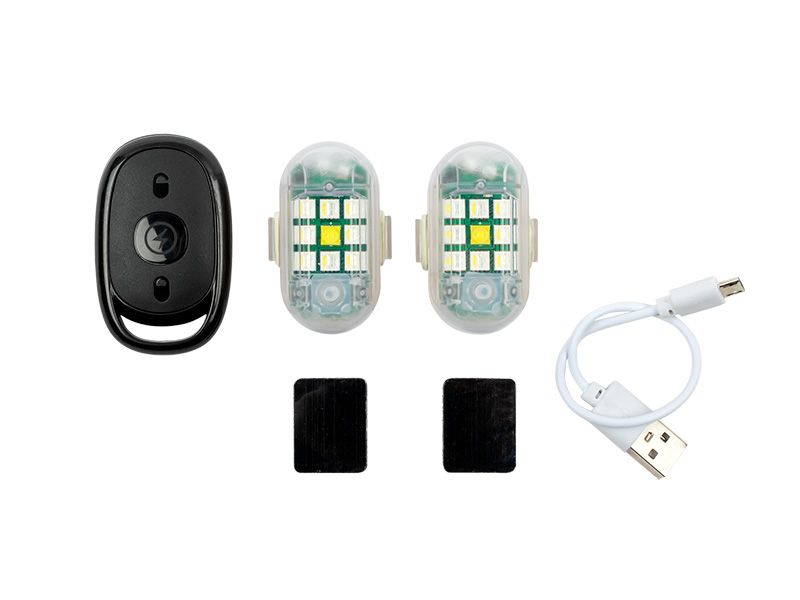 RGB Tuning Flash Strobe Ljus Laddningsbar