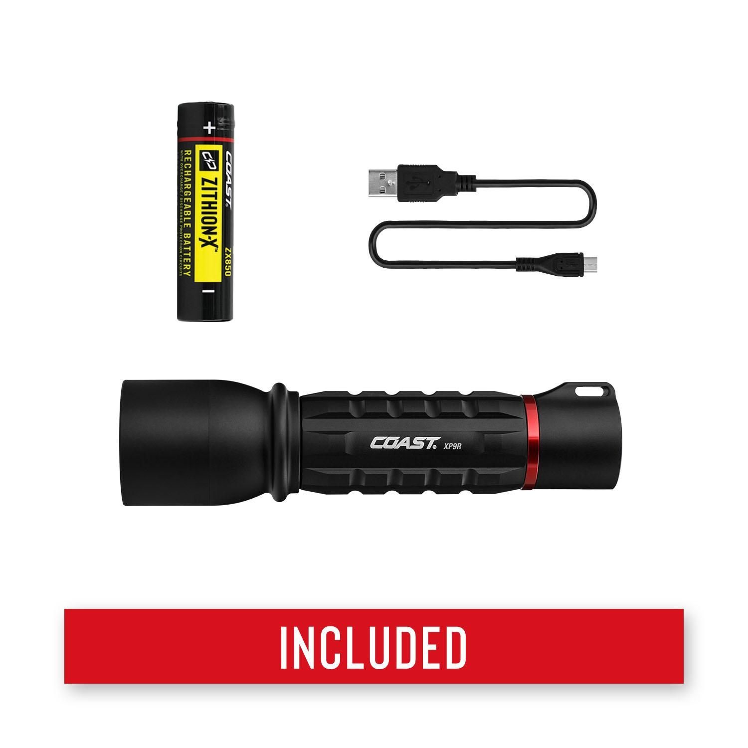 LED-ficklampa Coast XP9R, 1500lm