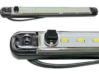 LED-in belysning med strömbrytare 12xLED