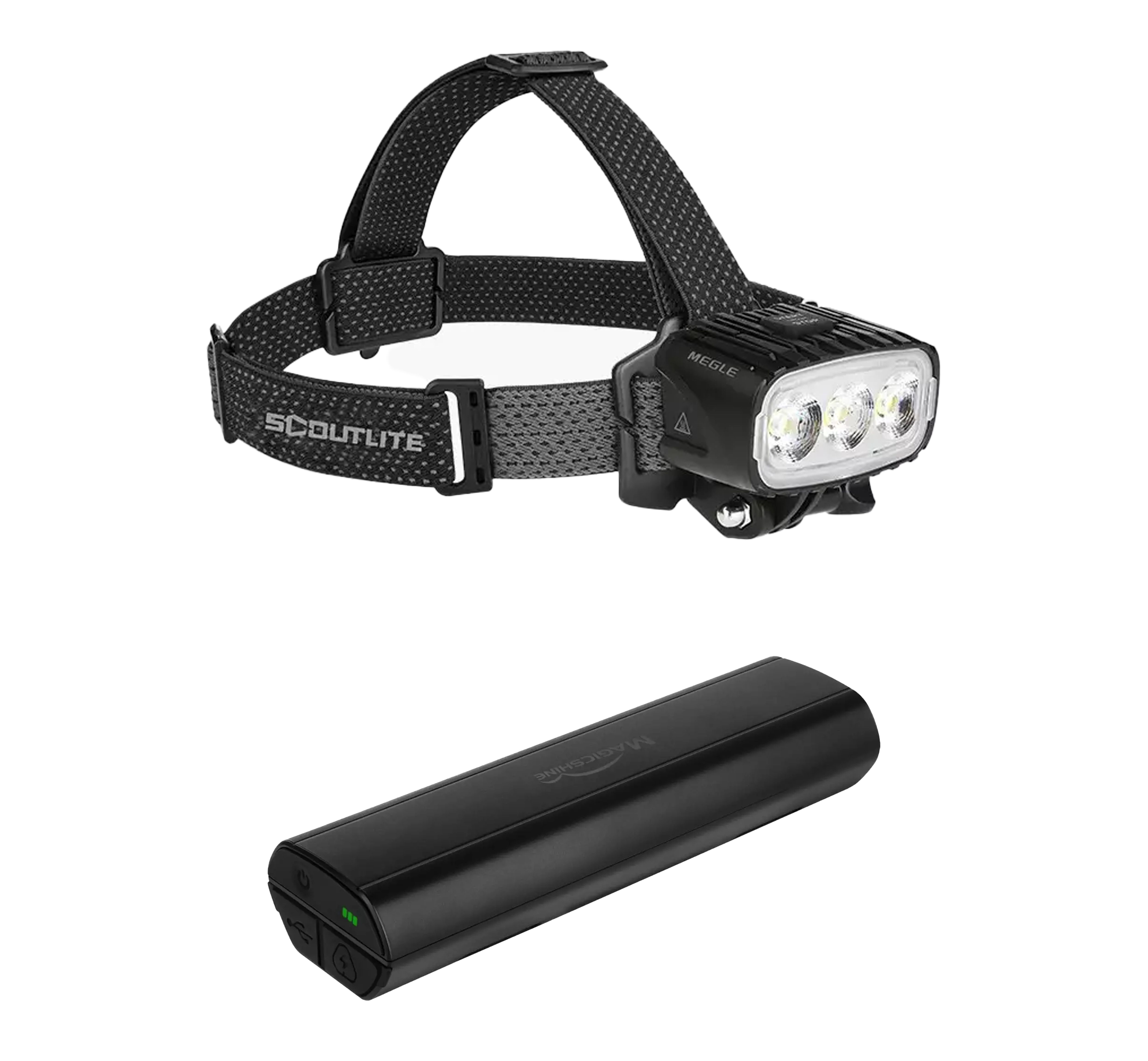Scoutlite MEGLE 6000lm & Magicshine MJ-6118 extra battery