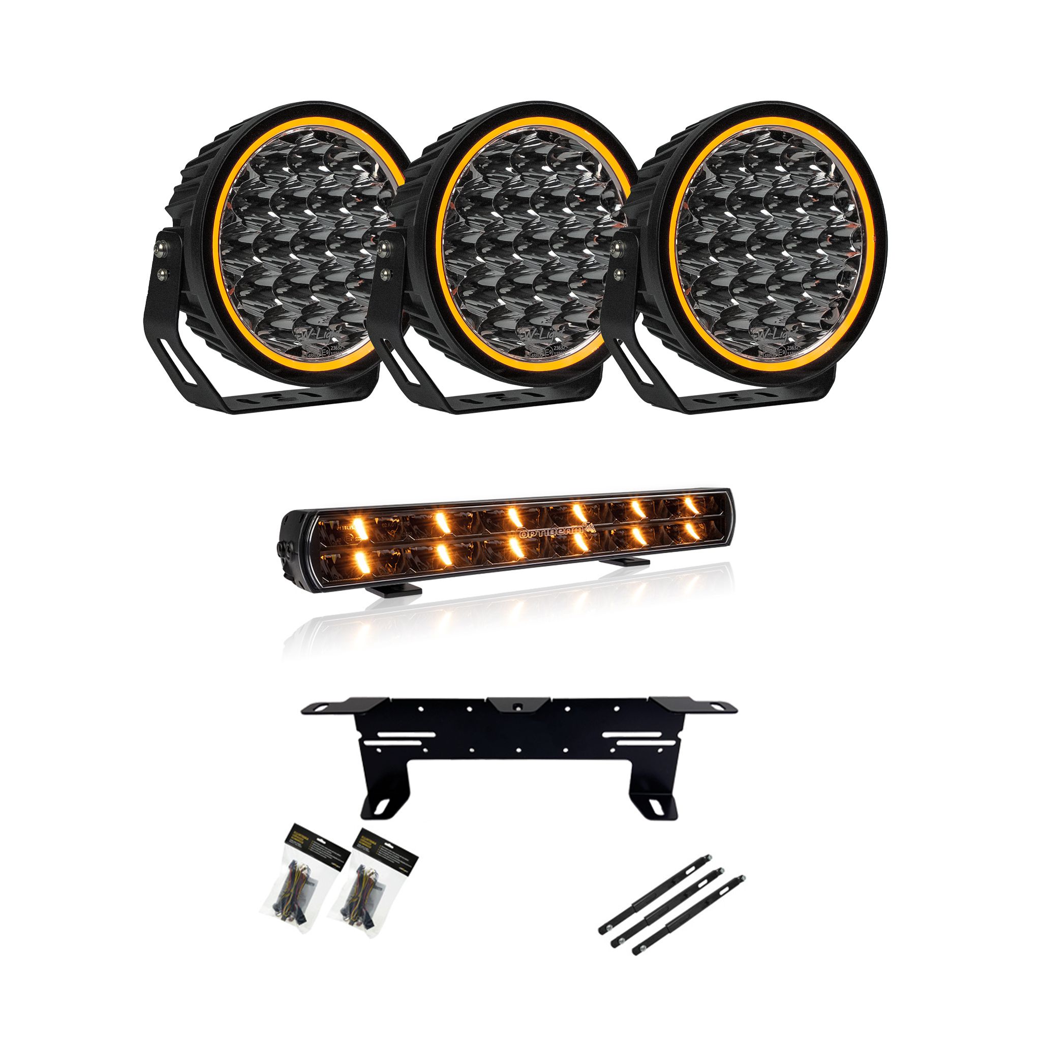 Extraljuspaket W9 Phoenix XTREME 3-Pack Optibeam Edition