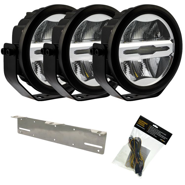 3-Pack Optibeam Savage 7" Extraljuspaket