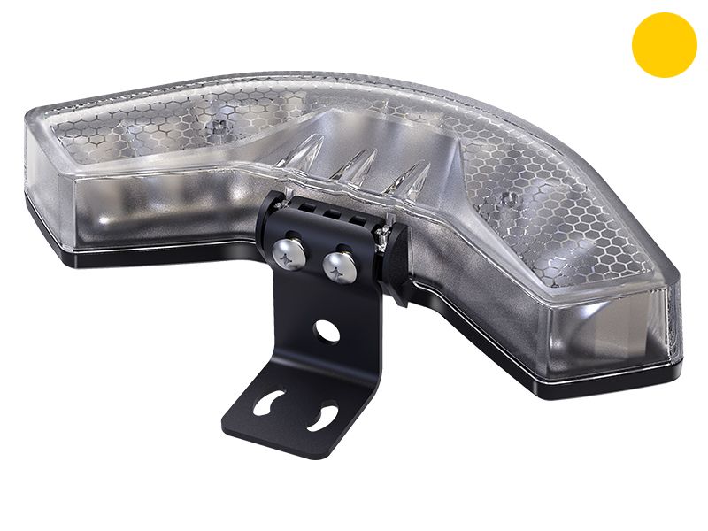 Axixtech Omni View LED varning ljus, amber