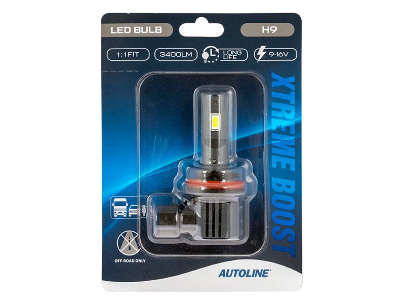 AUTOLINE XTREME BOOST LED BULB H9 9-16V 3400LM