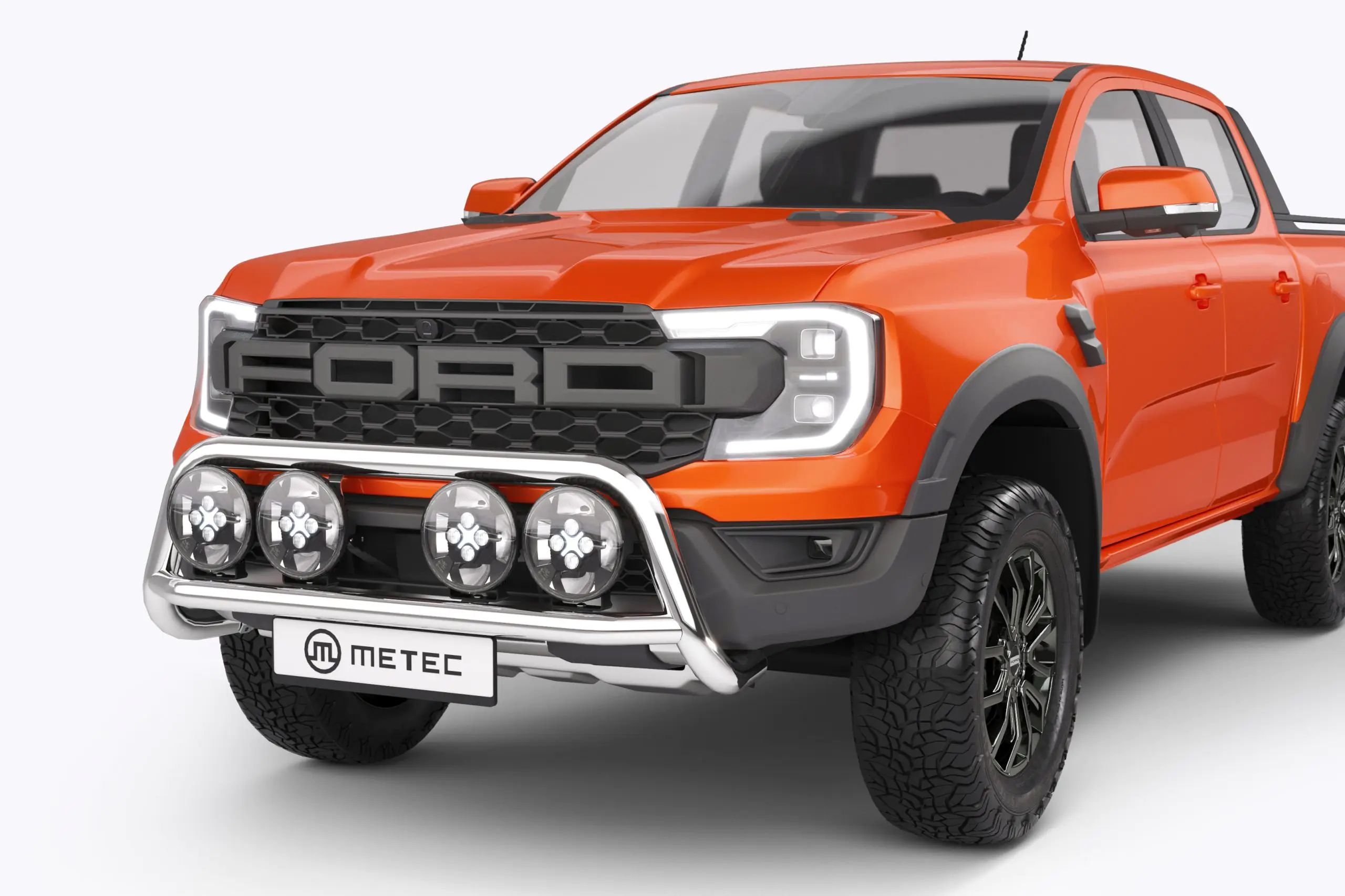 Frontbåge Ford Ranger Raptor 23- Polerad