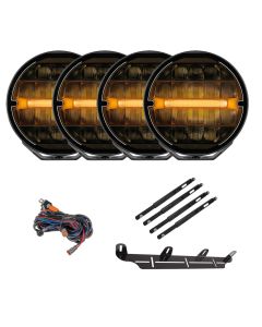 Extraljuspaket Optibeam Elites 9" Heated 4-pack