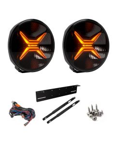 LuminaLights Rebellion MAX 9" LED-extraljus X2