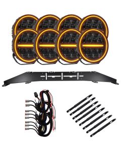 Extraljuspaket LuminaLights Ninja 8-Pack Rally 8