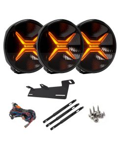 LuminaLights Rebellion MAX 9" LED-extraljuspaket X3