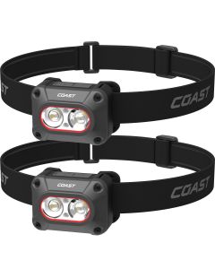 2-pack COAST FLX10R pannlampor, 1000 lumen