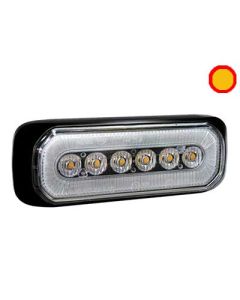 LED-blixtljus, med led-cirkel 12-24V