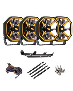 LED-Extraljus LuminaLights Power X 6 x4