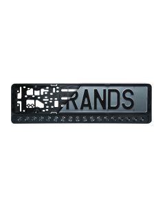 Strands Nuuk E-Line Black Nummerplåts LED-ramp