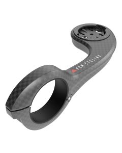 KOM cykelfäste med GoPro-snabbfästadapter, kolfibermönster