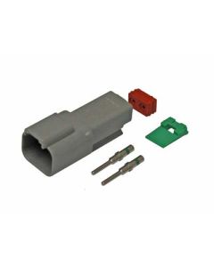 Deutsch DT 2-pin serie för hane anslutning