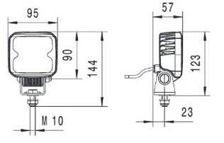 Hella led arbetsbelysning