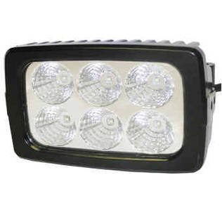 Montera arbetsbelysning traktor