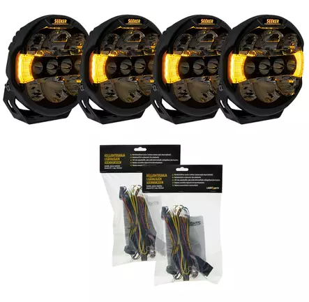 4-Pack Seeker Quantum LED - Extraljuspaket - 8020104720 - 1