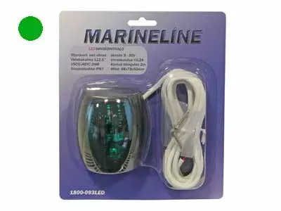 Marineline led-navigationsljus styrbord grön - Båttillbehör - 8020105360 - 1