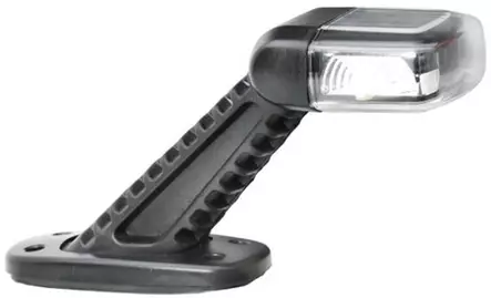 LED änd-/sidovisare, gummiarm 45° - Led-positionsljus med gummiarm - 4040112340 - 1