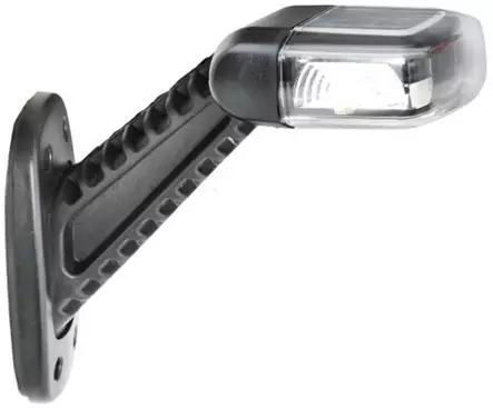 LED änd-/sidovisare, gummiarm 45° - Led-positionsljus med gummiarm - 4040112350 - 1