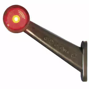 LED-positionsljus, gummi arm 45 grad. - Led-positionsljus med gummiarm - 4040111120 - 1