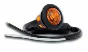 Ledlampa orange Rund 12-24V Monterad - LED-positionsljus - 4040110630 - 1