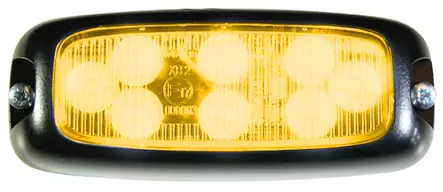 LED-varningsljus 8LED,Sarco, 10V-32V, gul - Blixtljus - 4080320500 - 1