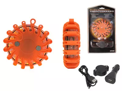 LED-varningsljus puck med magnet fäste - LED-rotorljus - 4080130060 - 2