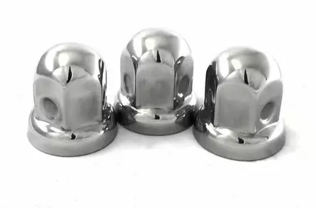 Mutterkåpa i Rostfritt stål - 32/33 x 45 x 56 mm - Hjulsidor & Fälginsatser - 7000010310 - 2