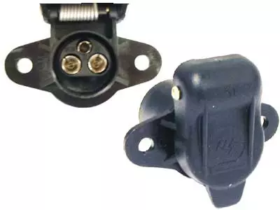 Sockel 3 Pol - Kabelkopplingar - 6011000590 - 2