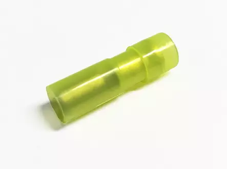 Rundkontakt 2,63–6,64, hona, gul, 10 st - Kabelkopplingar - 6011000560 - 1