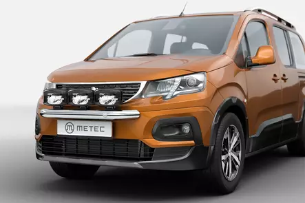 Extraljusbåge Peugeot Partner 2018-2020-, Ø70mm, Metec - Frontbåge till transportbil - 8020102480 - 1