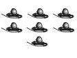 Tillvalspaket till Frontrör | 7st infällda Vita LED-dioder - LED-positionsljus - 7010010050 - 1