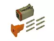 Deutsch DT 6-pin 0,5 - 1,5mm2 (hane) - Deutsch kontakt - 2040120060 - 2