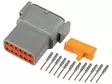 Deutsch DTM 12-stift. 0,5 mm2 kontaktsats hane/hona - Deutsch kontakt - 2040120080 - 1