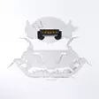 Lynx 69 Ranger 2025- Snöskoter Ledramp grillkit - Modellanpassade LED-ramper - 8020110950 - 5