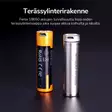Fenix batteri 18650, 2600 mAh, 1 st - 18650 batterier - 8020101600 - 3