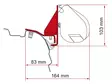 Fiamma markisadapter F45 VW T5/T6/T6.1 - Tältillbehör - 8020112570 - 2